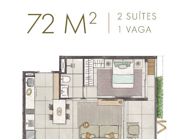 #LA2140 - Apartamento para Venda em Bertioga - SP - 2